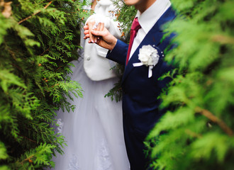 the bride and the groom waits ptet hot tea