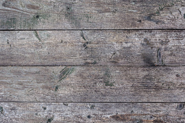 Old unpainted wooden boards background