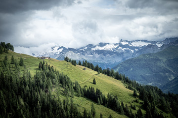 Panorama über die Bichlalm in Großarl, Salzburger Land