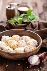 meatballs in cream sauce