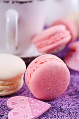 Homemade colorful macaroon