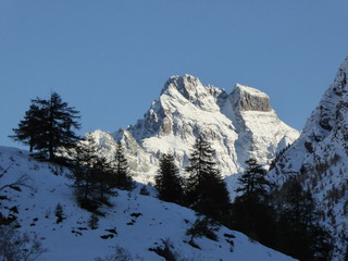 Mont Viso vu du Haut-Guil
