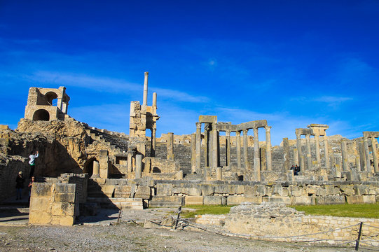Dougga Roman City Ruins (Medina), Tunisia
