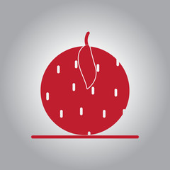 new year balls Vector illustration in flat style Christmas balls