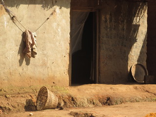 African Village House