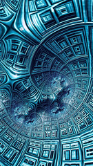 Abstract textured surface - digitally generated image