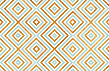 Watercolor geometrical pattern.