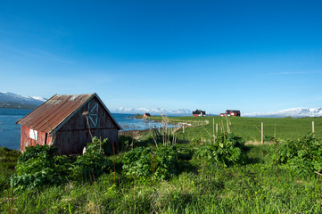 Coast of the Norwegian Sea.Tromso