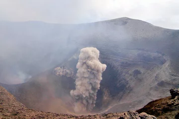 Photo sur Plexiglas Volcan Éruption du volcan du mont Yasur sur l& 39 île de Tanna