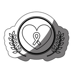 Heart icon. Medical health care hospital and emergency theme. Isolated design. Vector illustration
