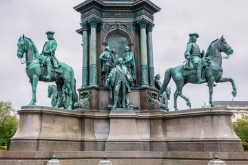 Obraz premium Maria Theresia Monument (1888). Vienna, Austria.