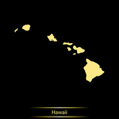 map of Hawaii