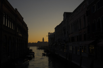 Fototapeta premium Sunset in Venice, Italy