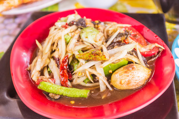 Thai Northeast food called 
