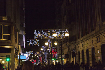 Iluminación navideña en la ciudad