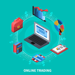 Online Trading Isometric Round Composition
