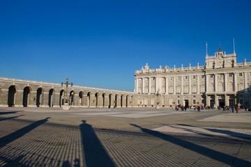 Palazzo Reale a Madrid, Spagna