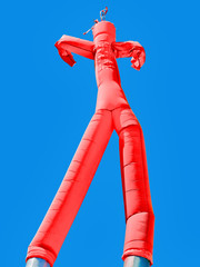 Red inflatable man