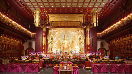 Fototapeta premium singapur buddha tooth relic temple