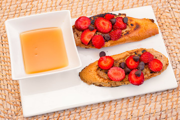 French Toast with Strawberries