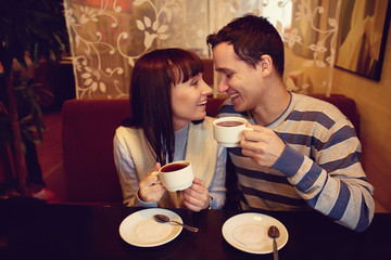 young couple in love