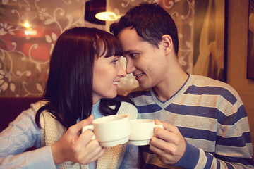 young couple in love