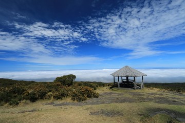 VIEW SINCE THE PITON MAIDO , MAFATE CIRCUS , IN REUNION ISLAND , FRANCE , OCTOBER 2016

