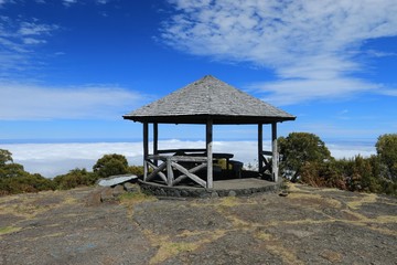 VIEW SINCE THE PITON MAIDO , MAFATE CIRCUS , IN REUNION ISLAND , FRANCE , OCTOBER 2016

