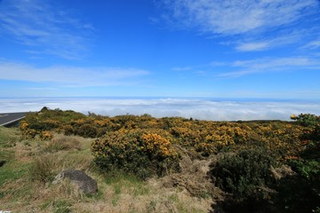 VIEW SINCE THE PITON MAIDO , MAFATE CIRCUS , IN REUNION ISLAND , FRANCE , OCTOBER 2016

