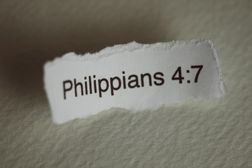 Bible Verse - Philippians 4:7