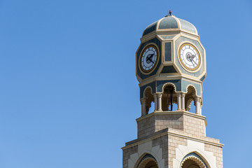 Sultan Qabus said fort fortress clock tower Oman salalah