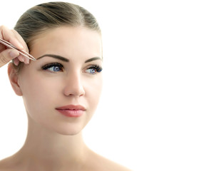 Fototapeta premium eyebrow correction