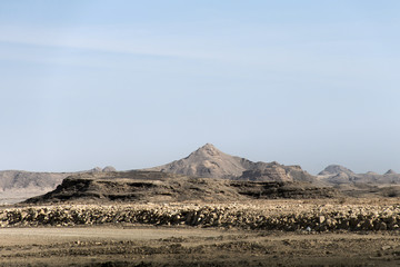 Landscape view mountain dhofar mountains salalah Oman