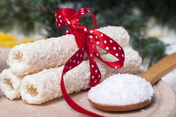  chocolate and a cookie as a delicacy and decorations