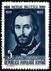 Postage stamp Romania 1958 Nicolae Balcescu, Romanian Writer