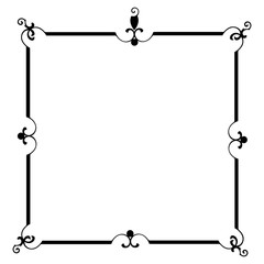 Art Deco frame border