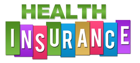 Health Insurance Colorful Stripes 