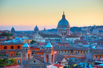 Fotobehang Rome at twilight, Italy © joyt