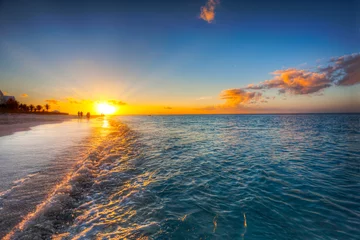 Foto op Plexiglas Grace Bay Beach sunset © Jo Ann Snover