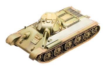 Legendary Soviet tank T-34 at war in second world war