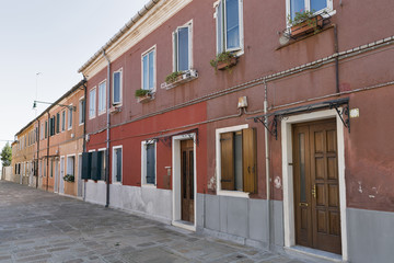 Fototapeta na wymiar Murano island old architecture. Venice, Italy