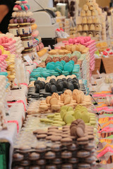 Dolci francesi al mercato