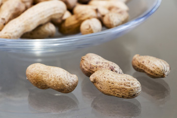 Peanuts on the floor