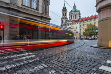 Tram in Prag