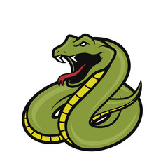 Naklejka premium Viper snake mascot