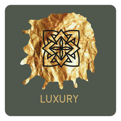 Luxury vector logo.