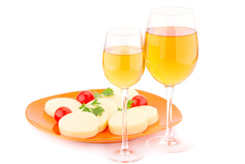 Wine and cheese