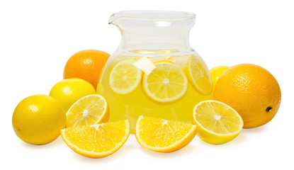 delicious and juicy lemonade, full of useful vitamins and antiox