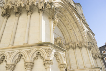 Fototapeta na wymiar Beautiful Cathedral of the City of Cuenca in Spain