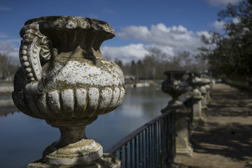 Ornamental, Fountains and gardens of the palace of Aranjuez in M